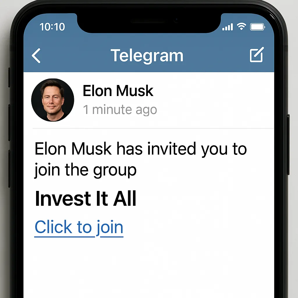 Elon Crypto Invite