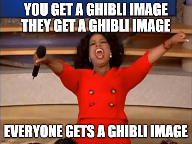 ghibli craze meme