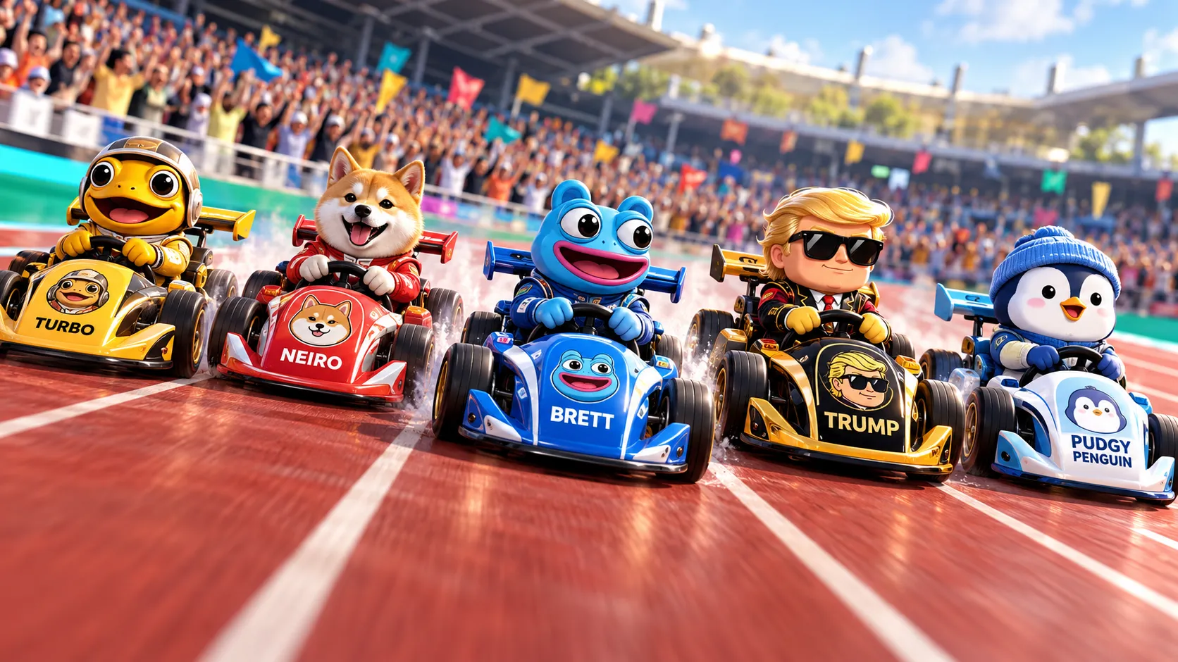 meme coin race