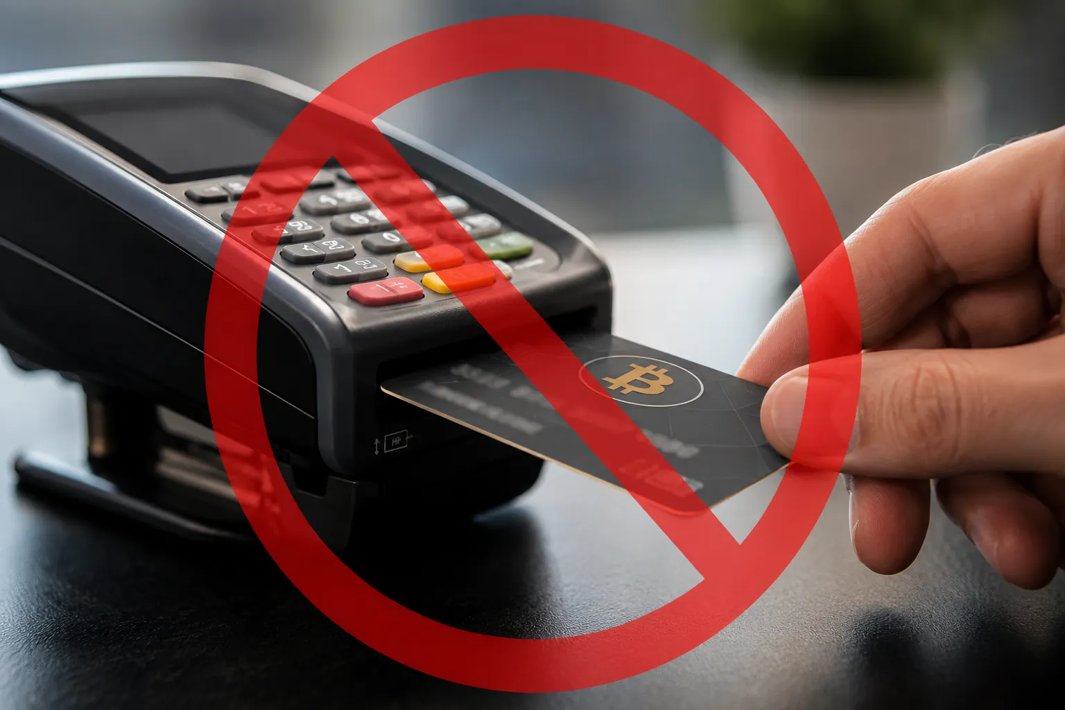 crypto payment banned
