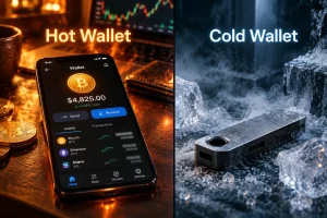 hot and cold wallet