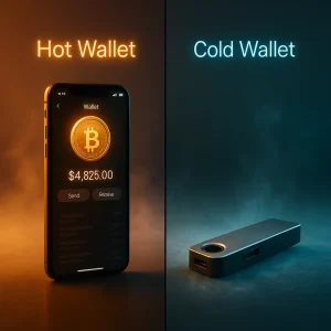 hot vs cold wallet