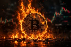 burning bitcoin