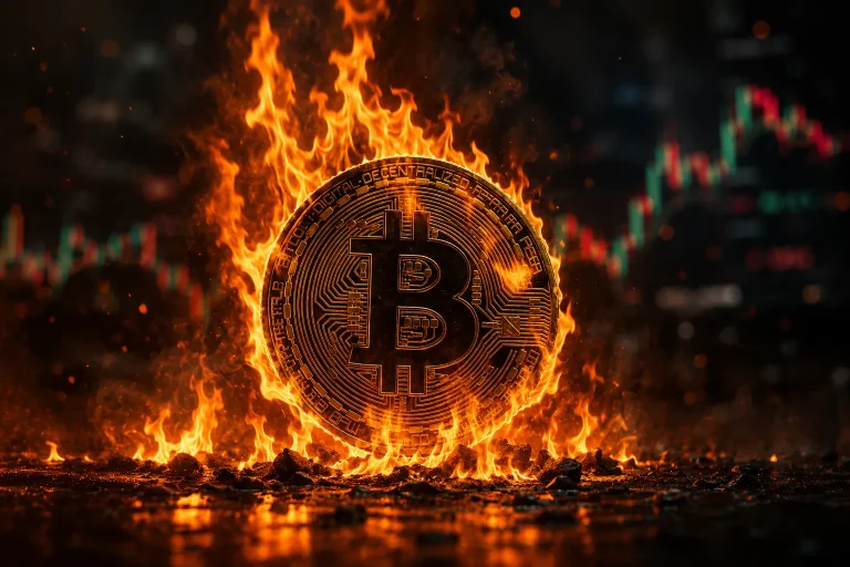 burning bitcoin