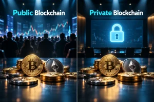 public and private blockchain