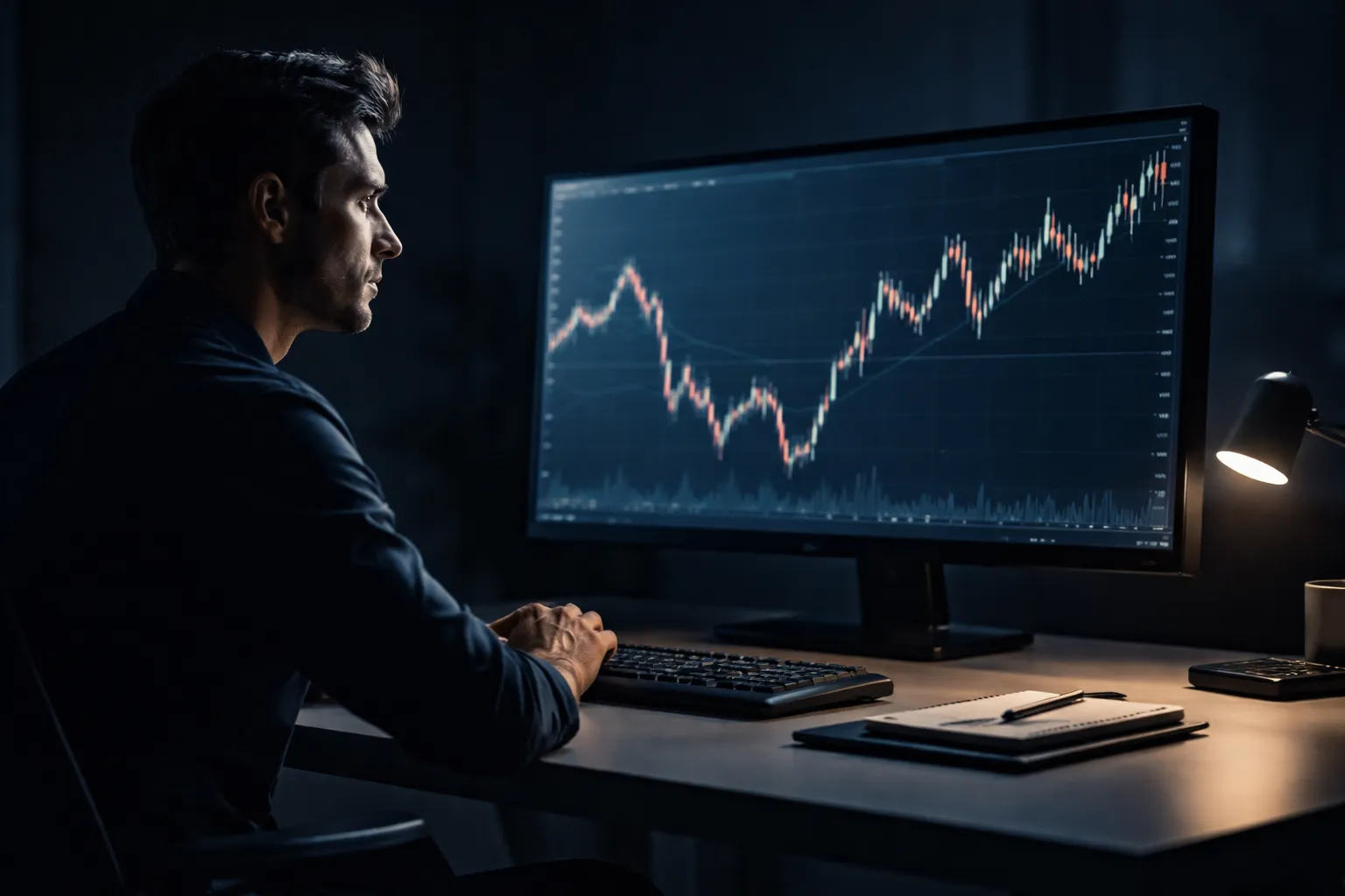 trader paying attention