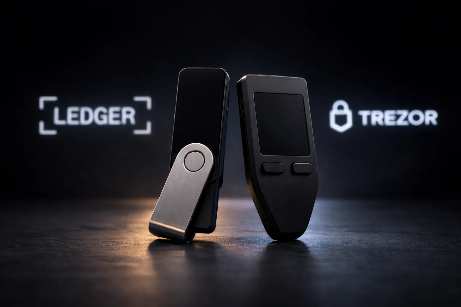 Ledger and Trezor hardware wallets