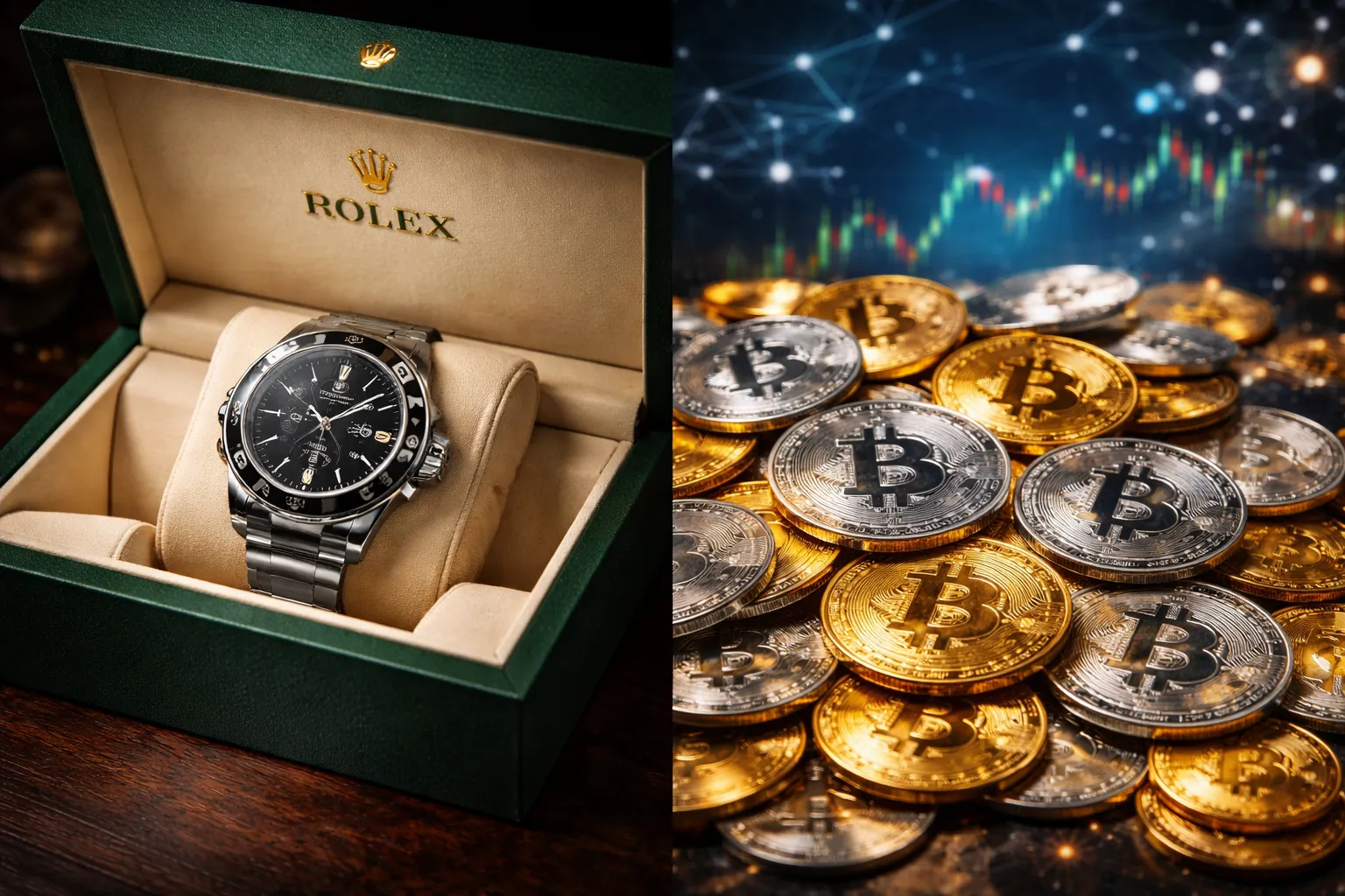 rolex vs crypto