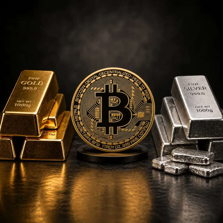 BTC vs precious metals