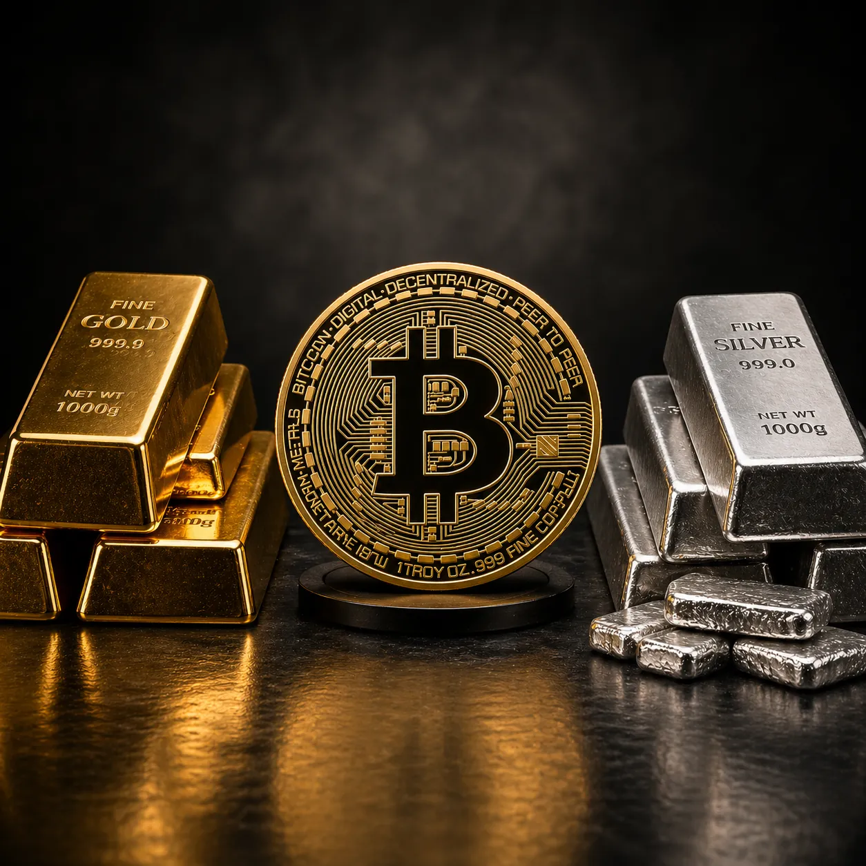 BTC vs precious metals