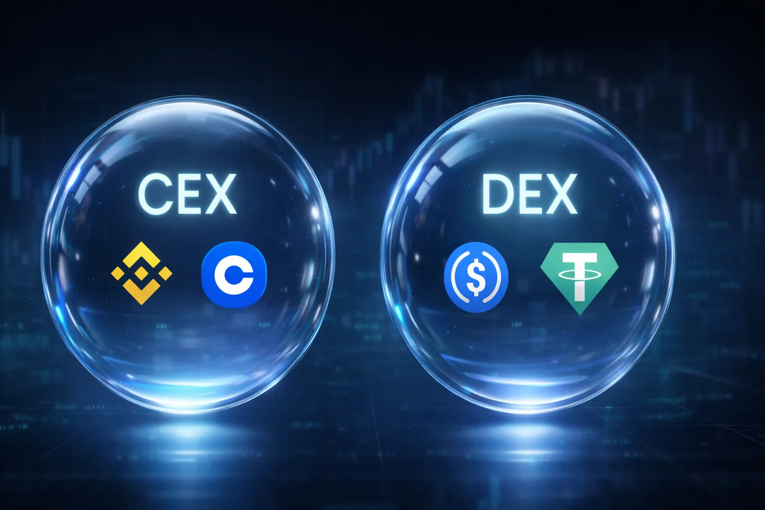 CEX vs DEX apps